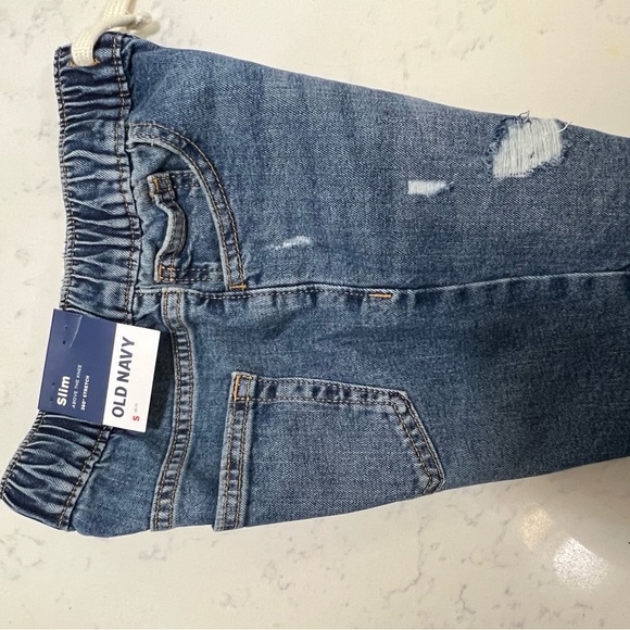 Old Navy Kids Blue Denim Shorts - Picture 4 of 5